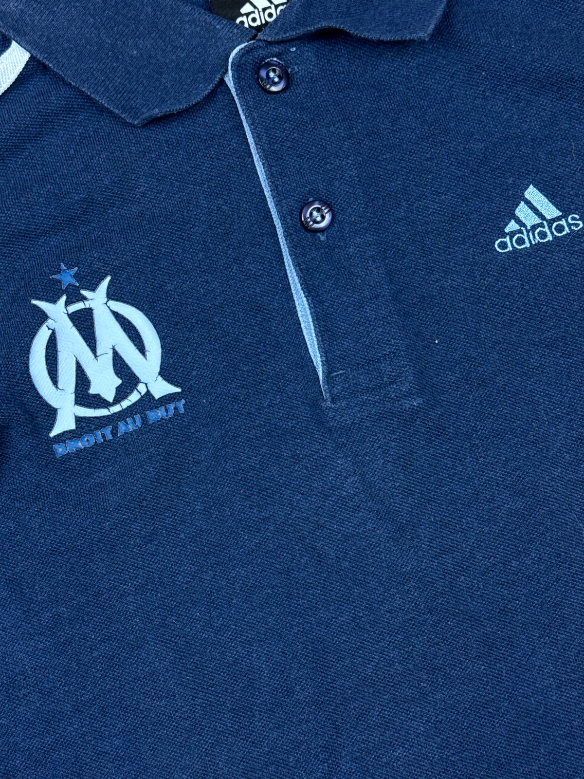 vintage Adidas Olympique Marseille polo {XS}