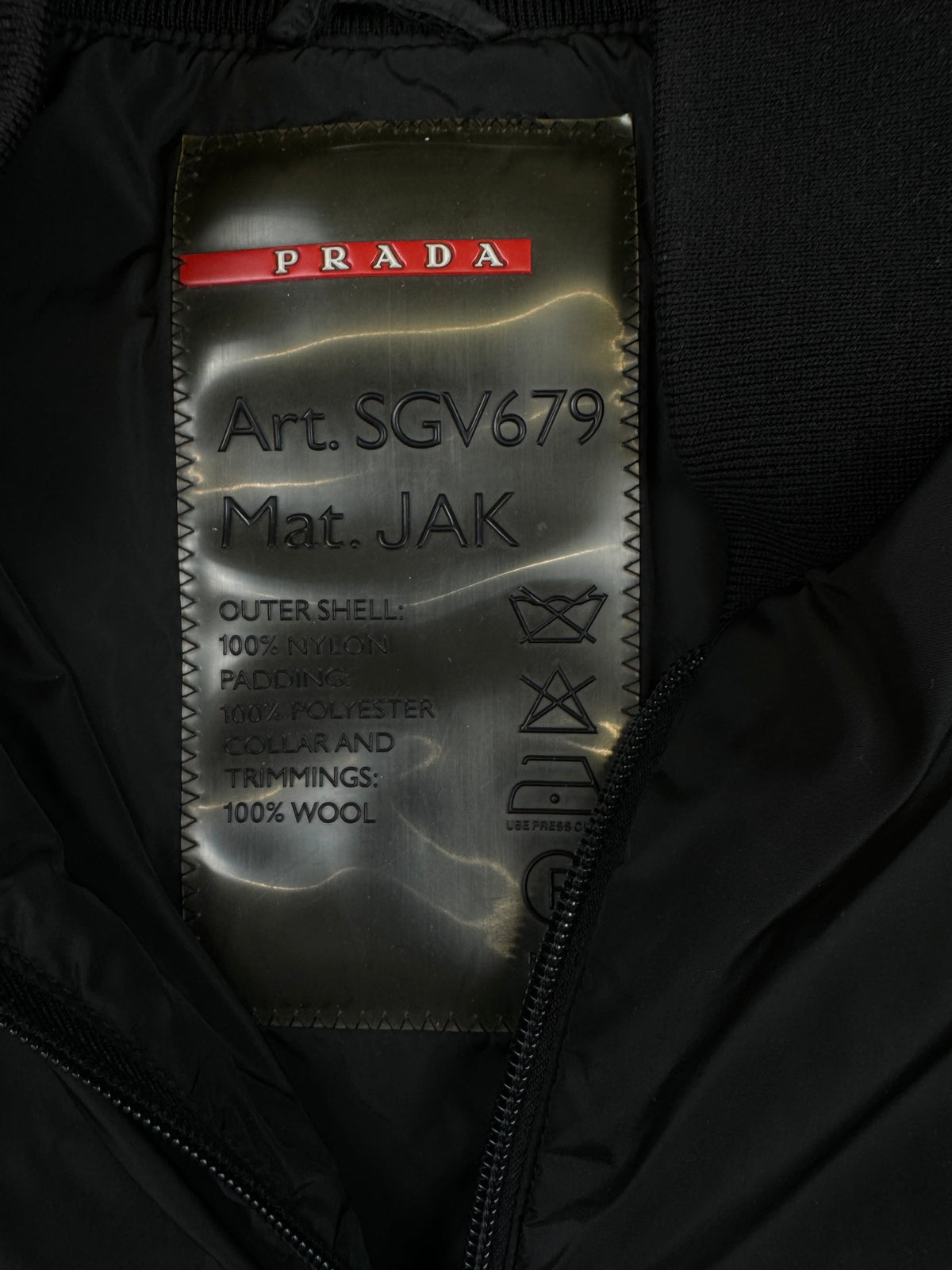vintage Prada bomber {S}