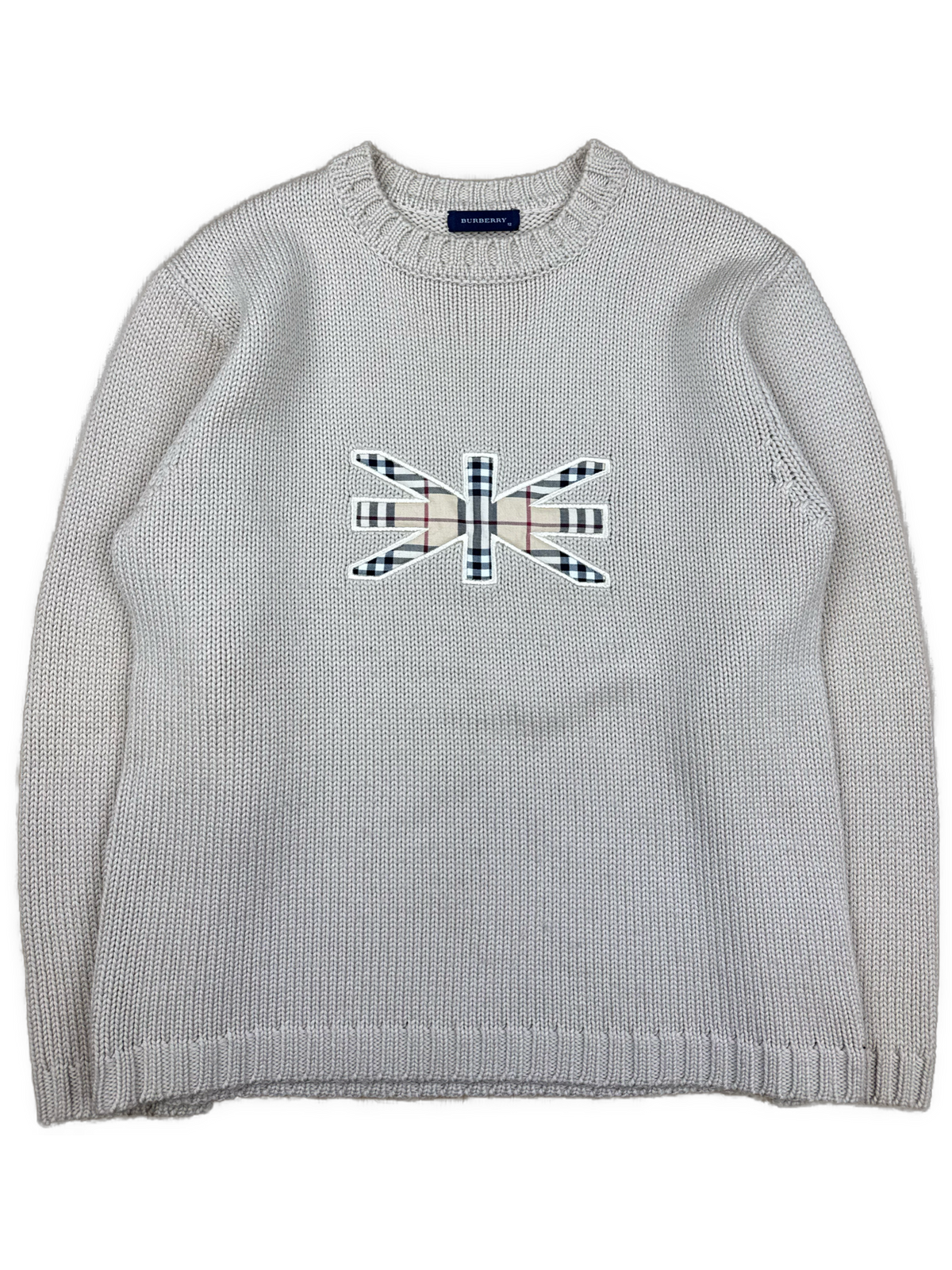 vintage Burberry knittedsweater {XS}
