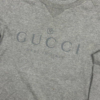 vintage grey Gucci sweater {L}