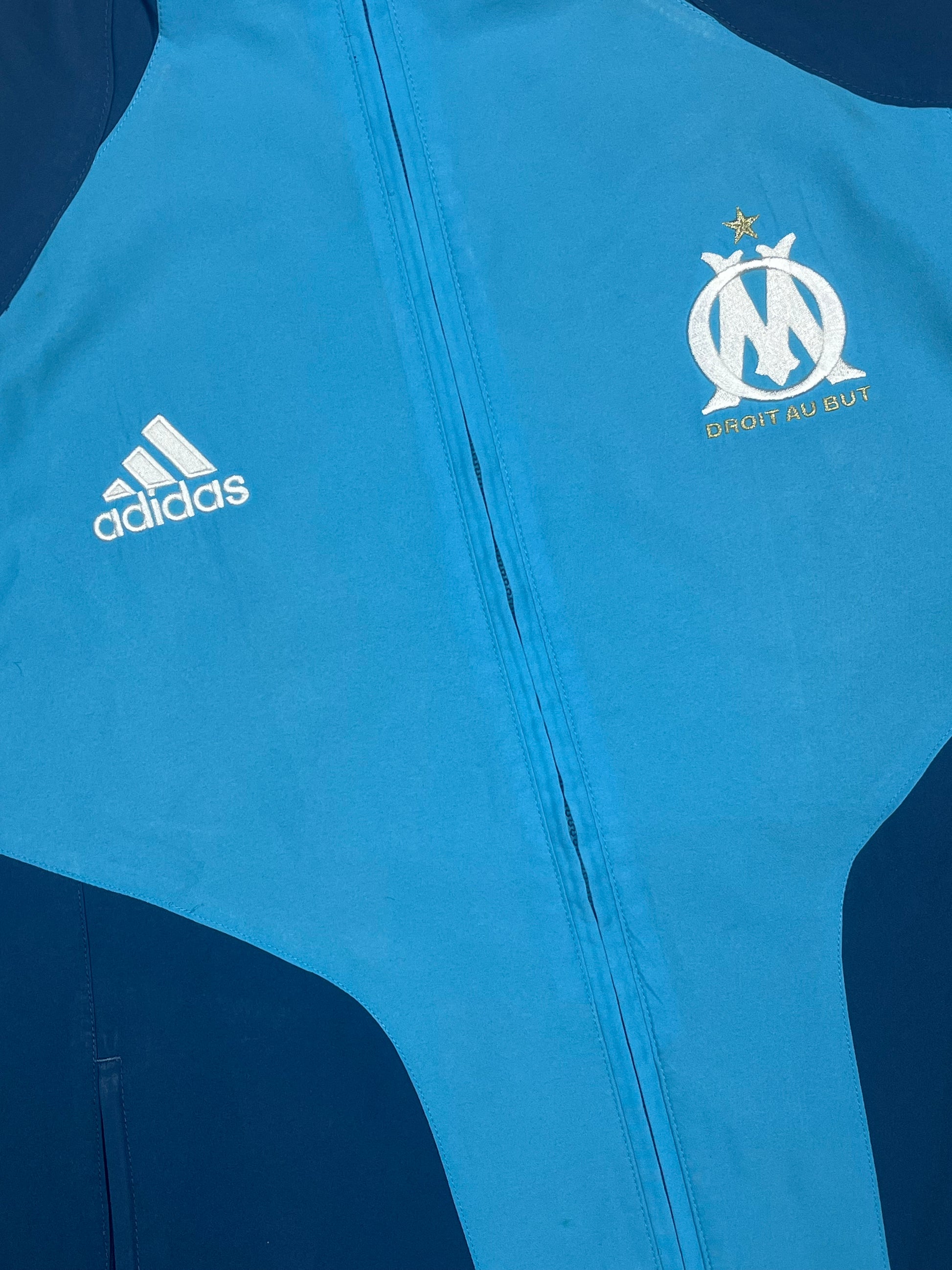 vintage Adidas Olympique Marseille windbreaker {L}