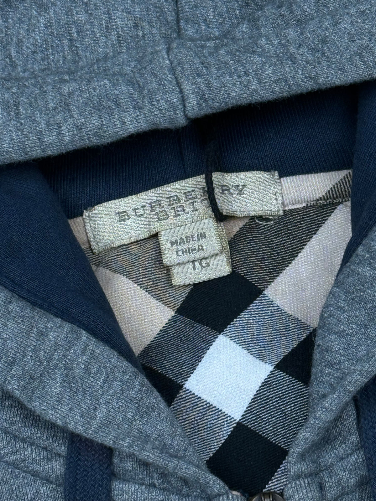 vintage Burberry sweatjacket