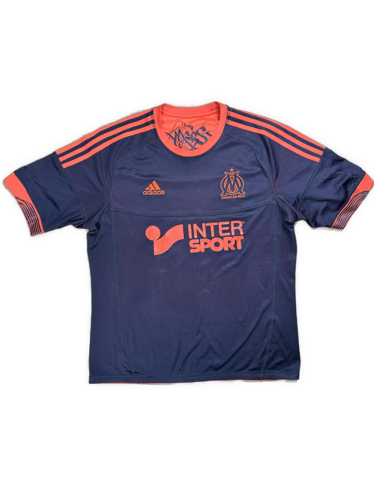 vintage Adidas Olympique Marseille away jersey {M}