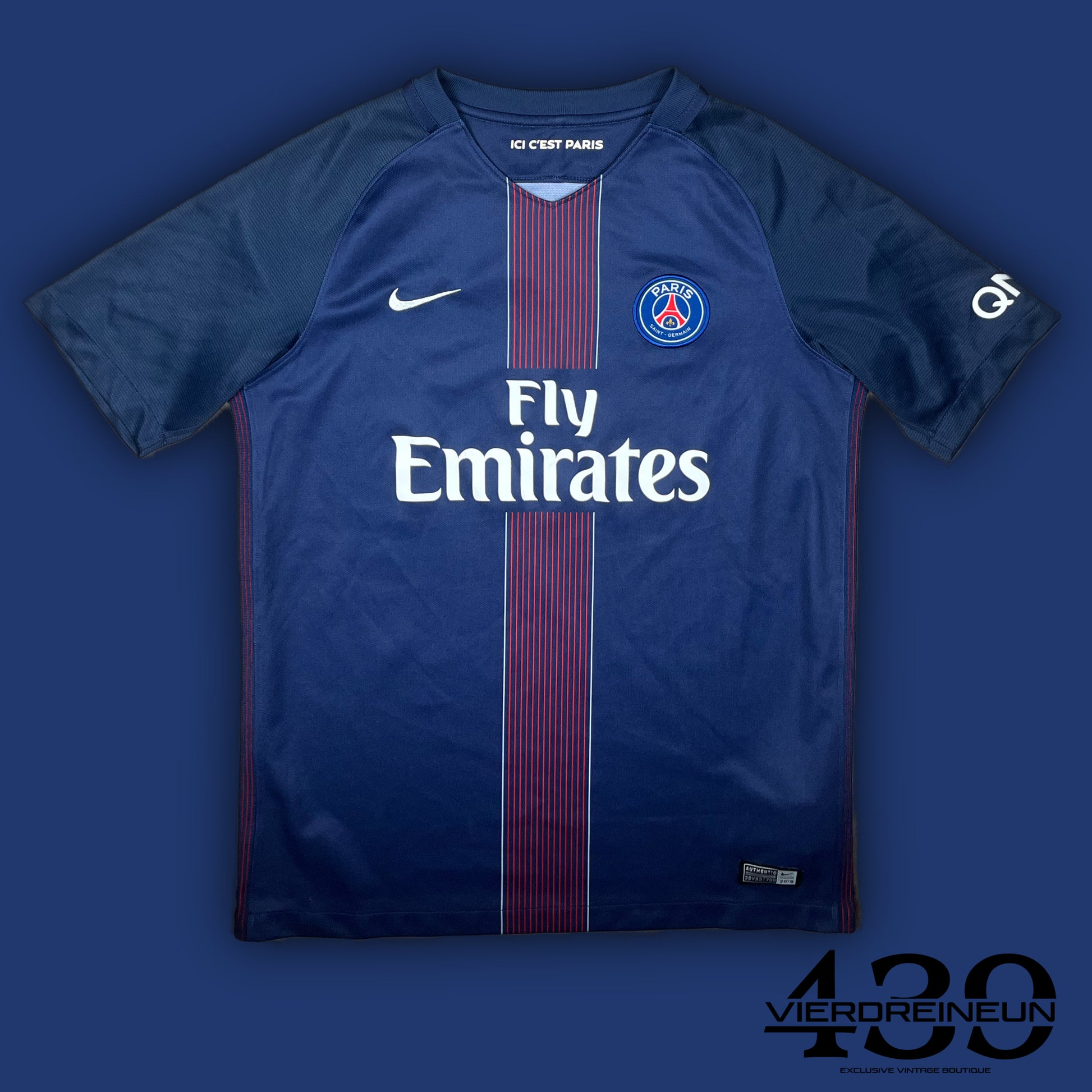 vintage Nike PSG Paris Saint Germain 2016-2017 home jersey {S}