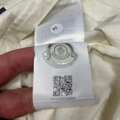 white Moncler longsleeve {XS}