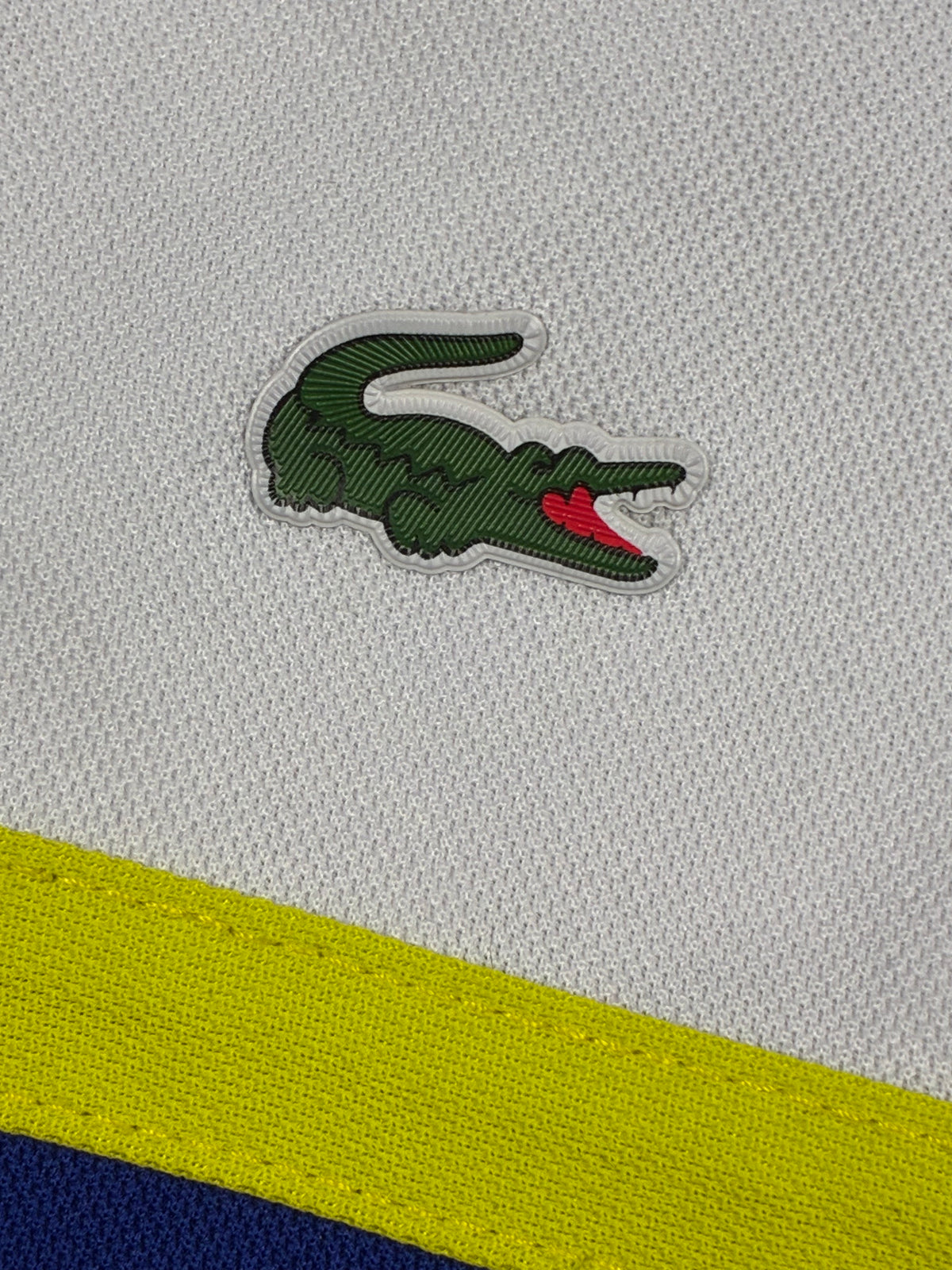 blue Lacoste polo {S}