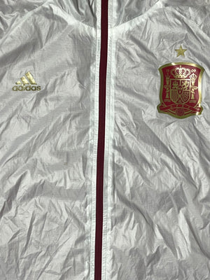 white Adidas Spain windbreaker {XL}