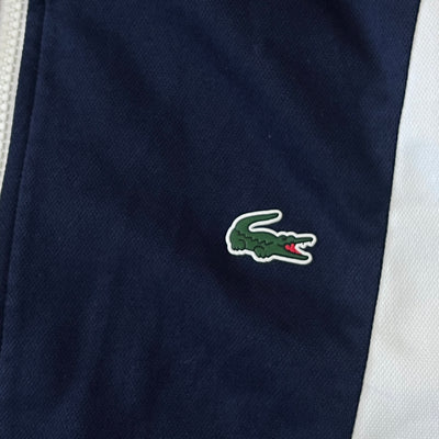 white Lacoste trackjacket {M}