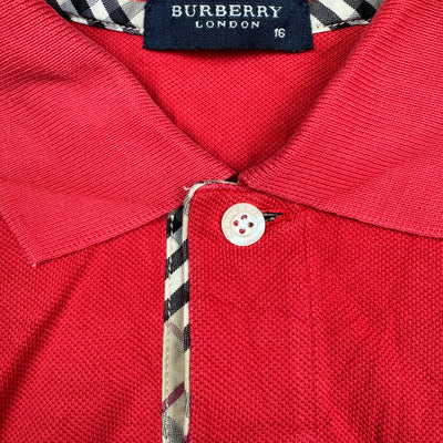 vintage Burberry polo {XS}