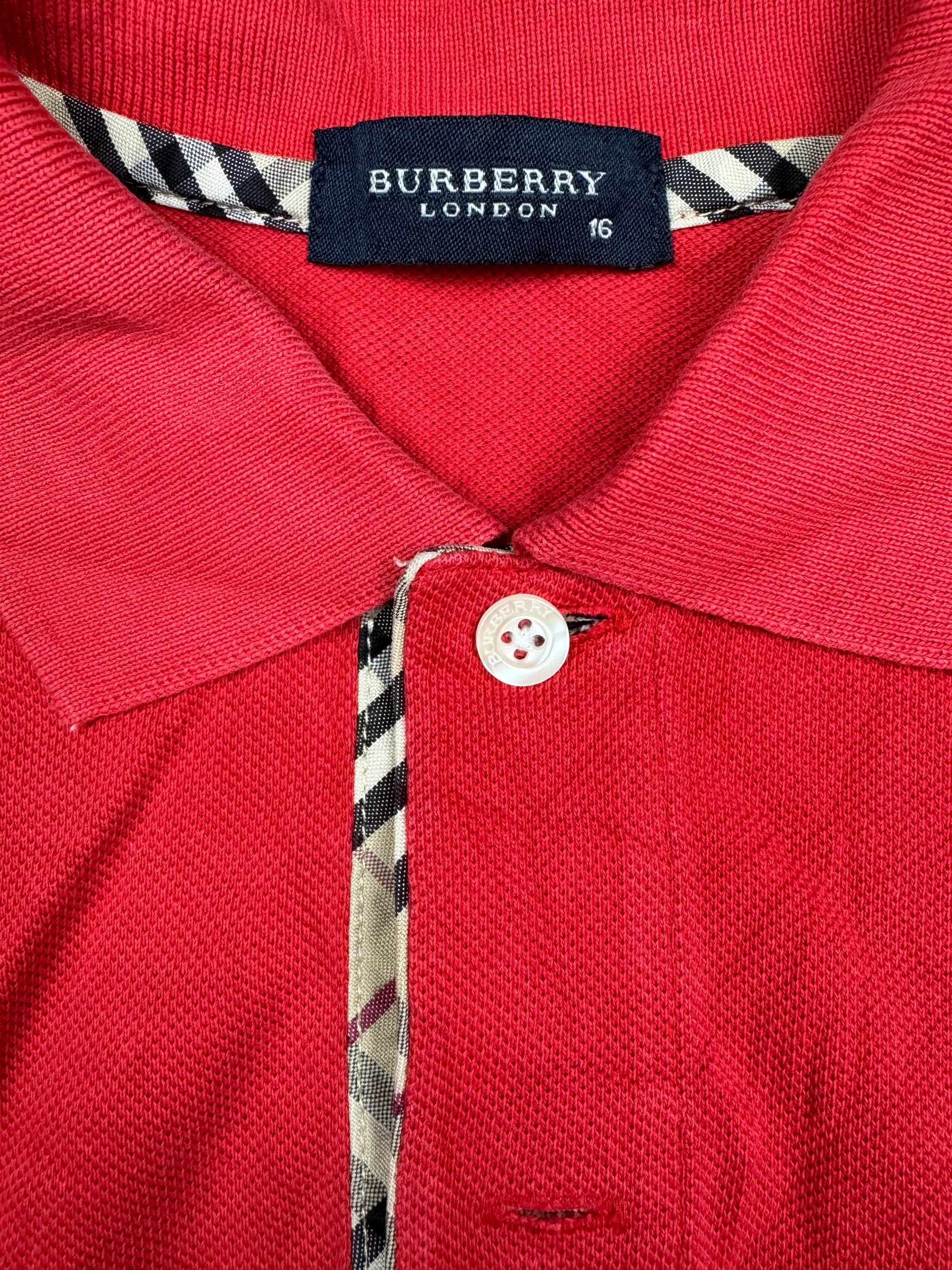 vintage Burberry polo {XS}
