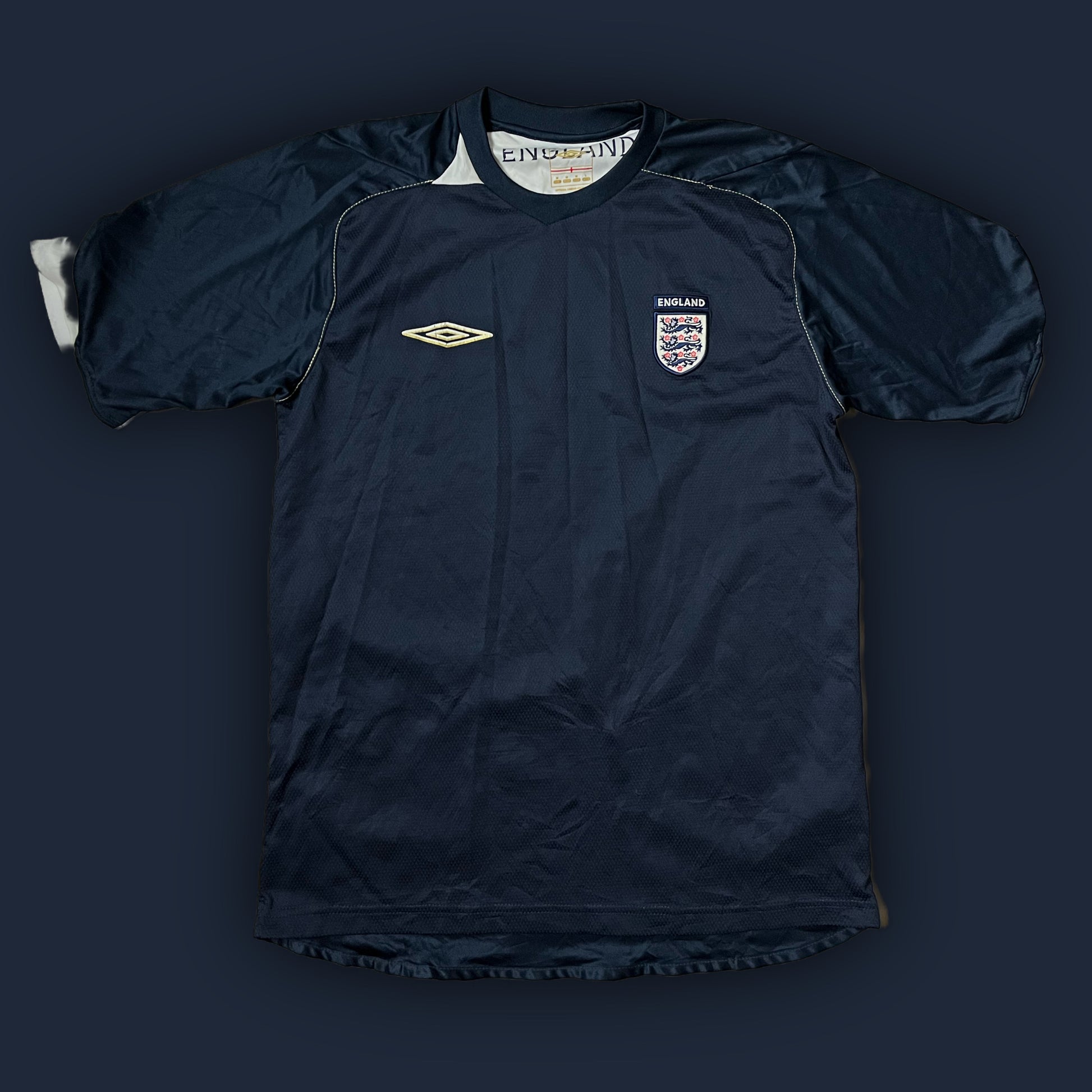 vintage Umbro England trainingsjersey {L}