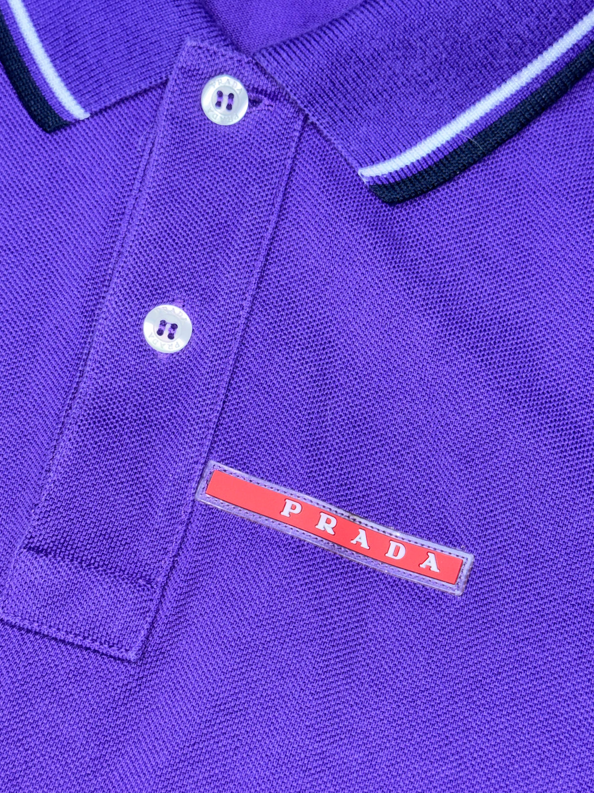 purple Prada polo