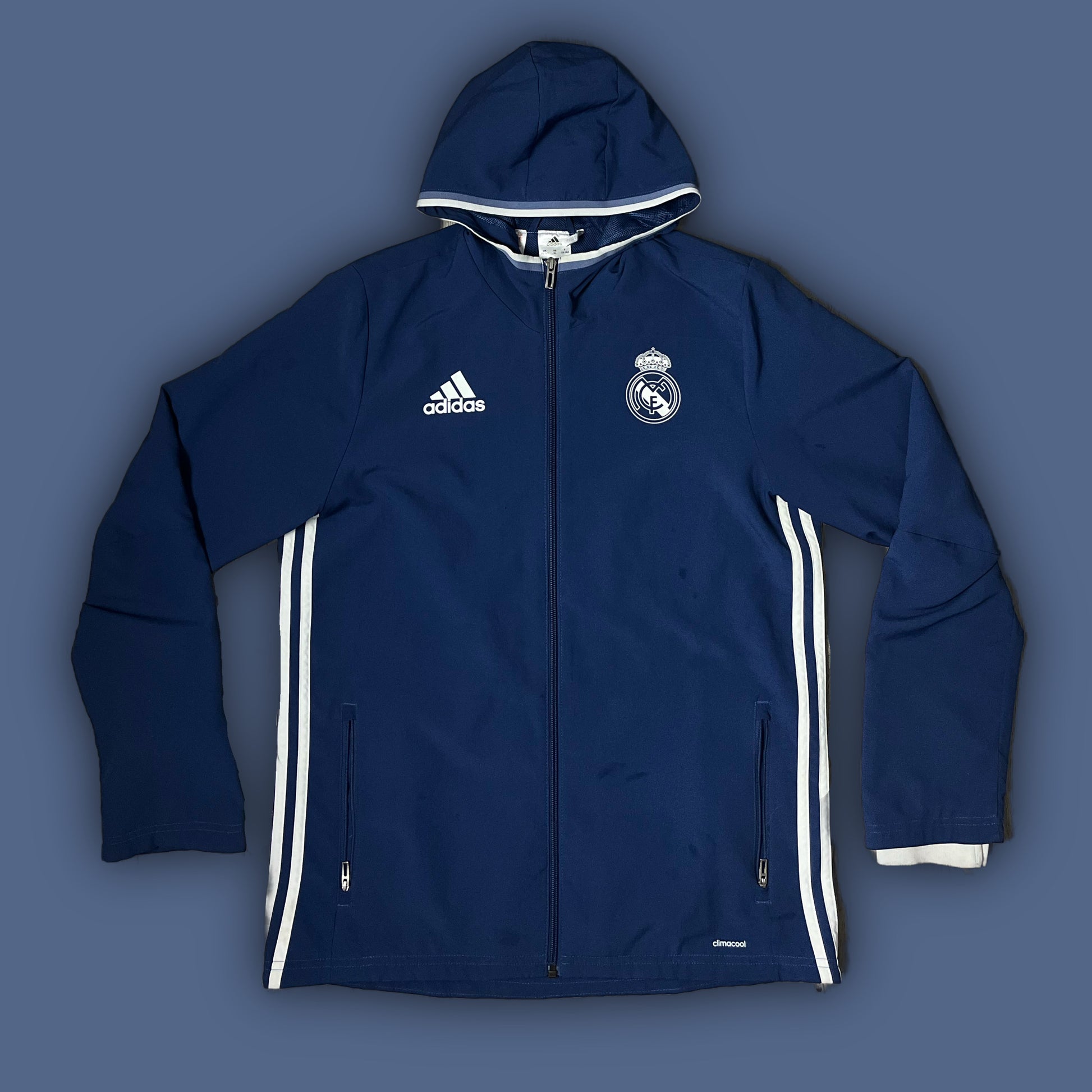 vintage Adidas Real Madrid windbreaker {S}