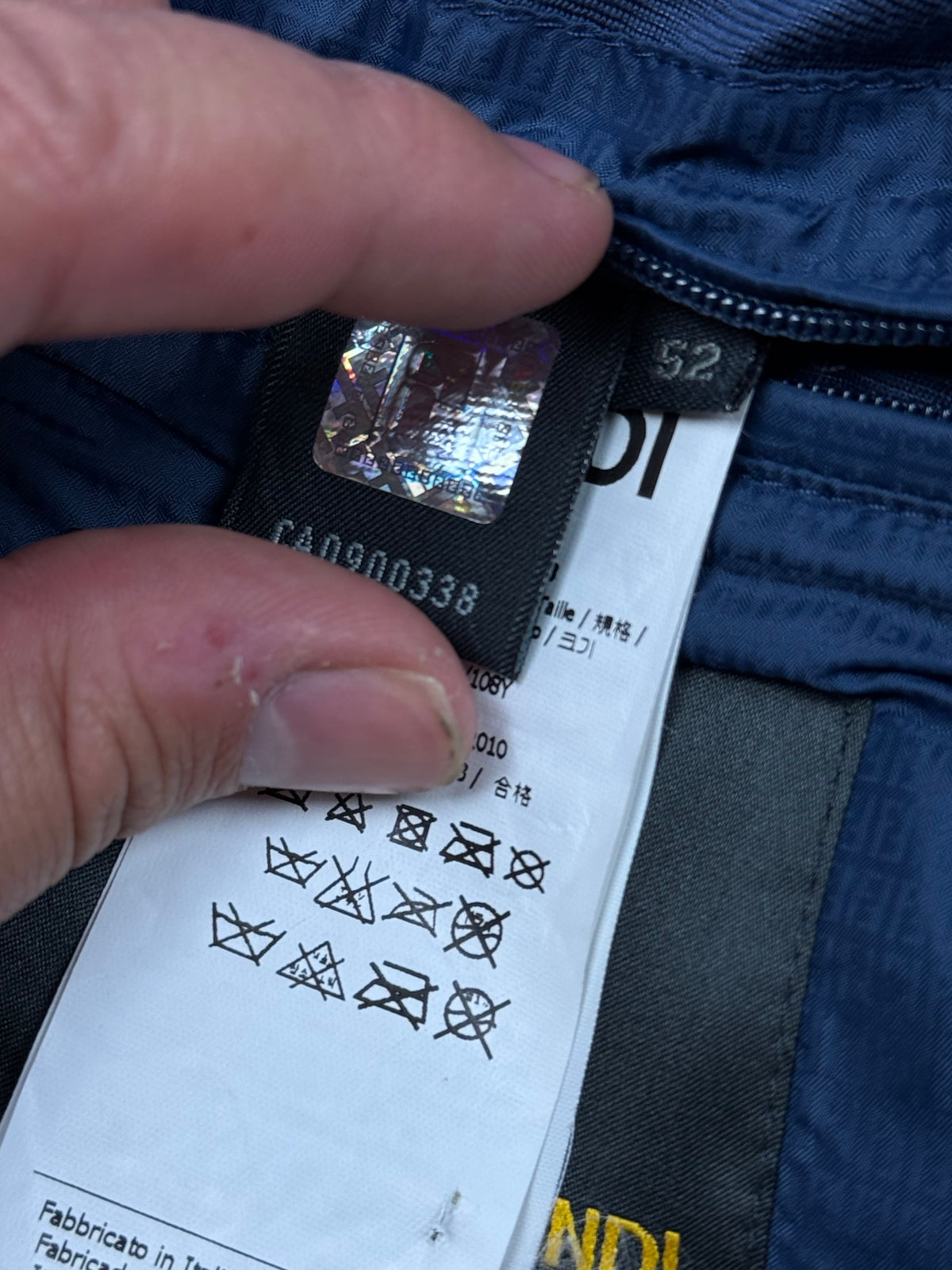 vintage Fendi mini monogram bomber