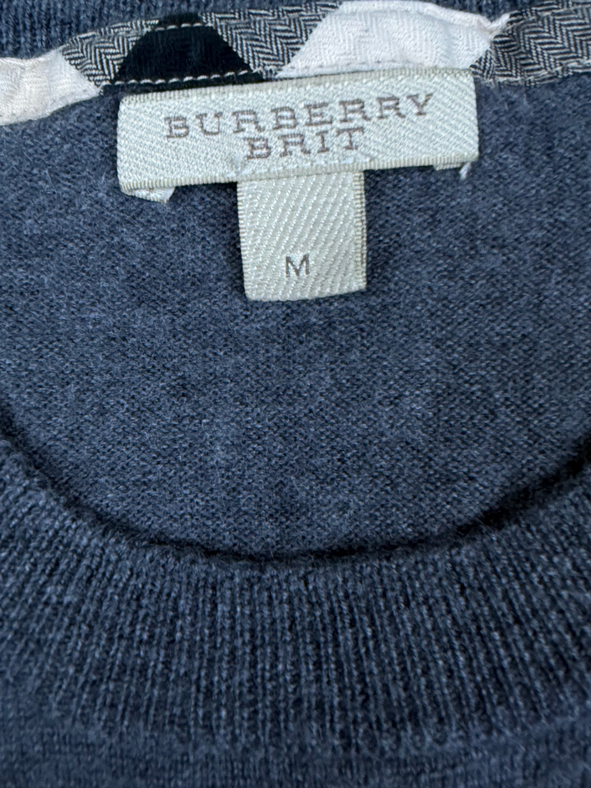 vintage Burberry knittedsweater {M}