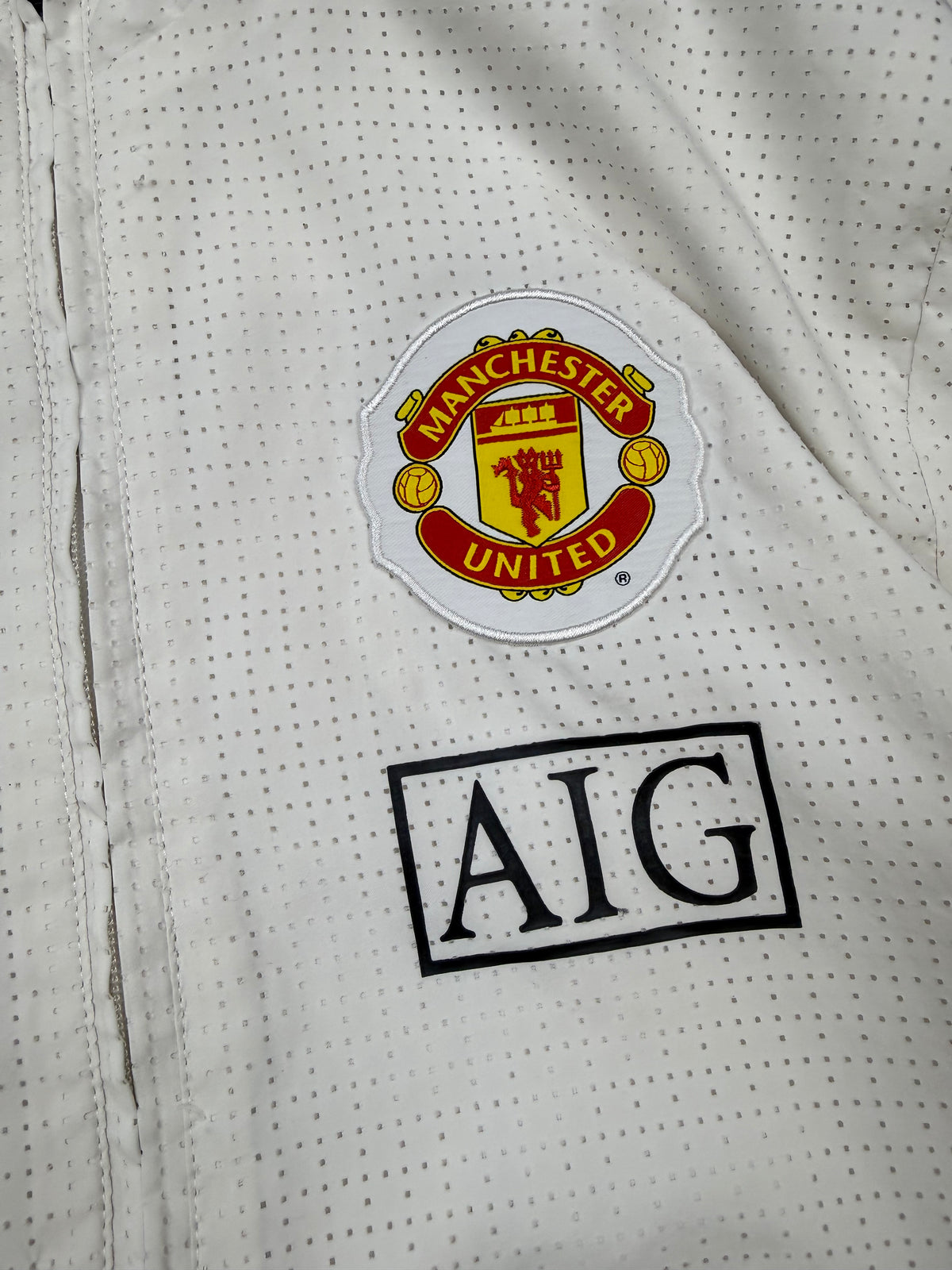 vintage Nike Manchester United windbreaker {L}