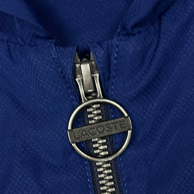 navyblue Lacoste windbreaker {S}