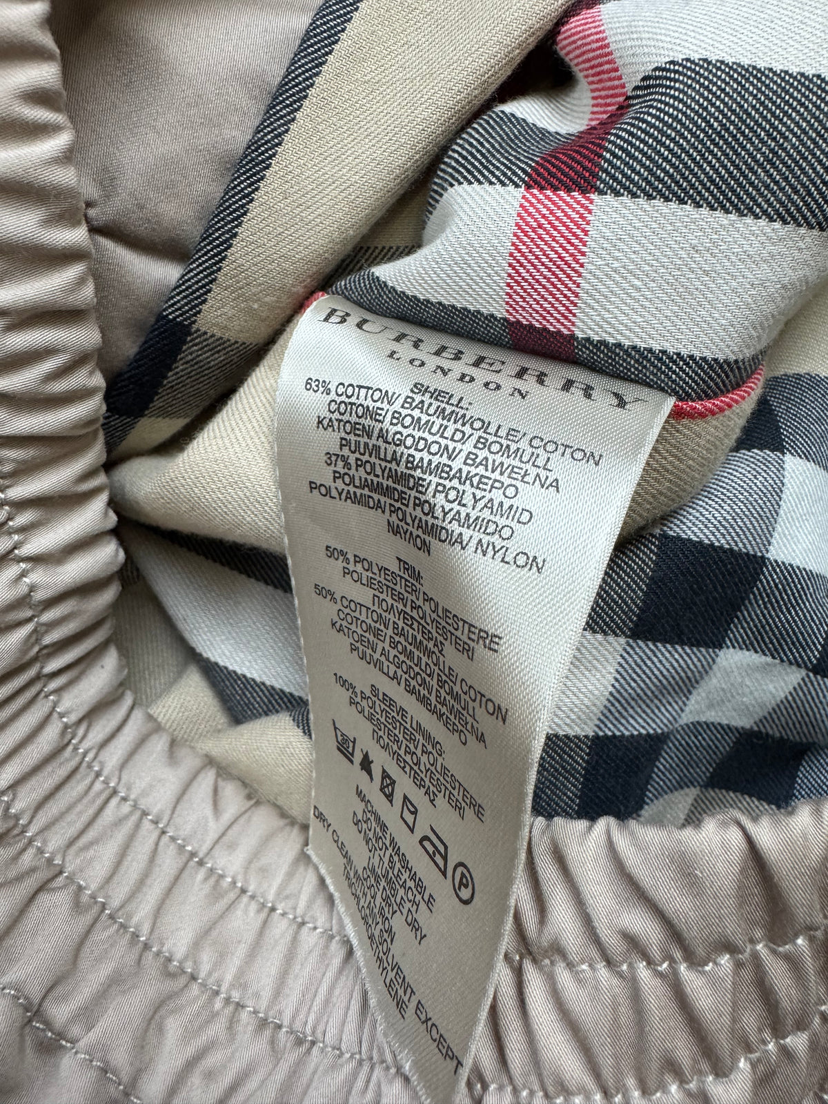 vintage Burberry harringtonjacket {S}
