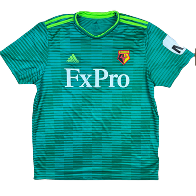 green Adidas Watford away jersey {XL}