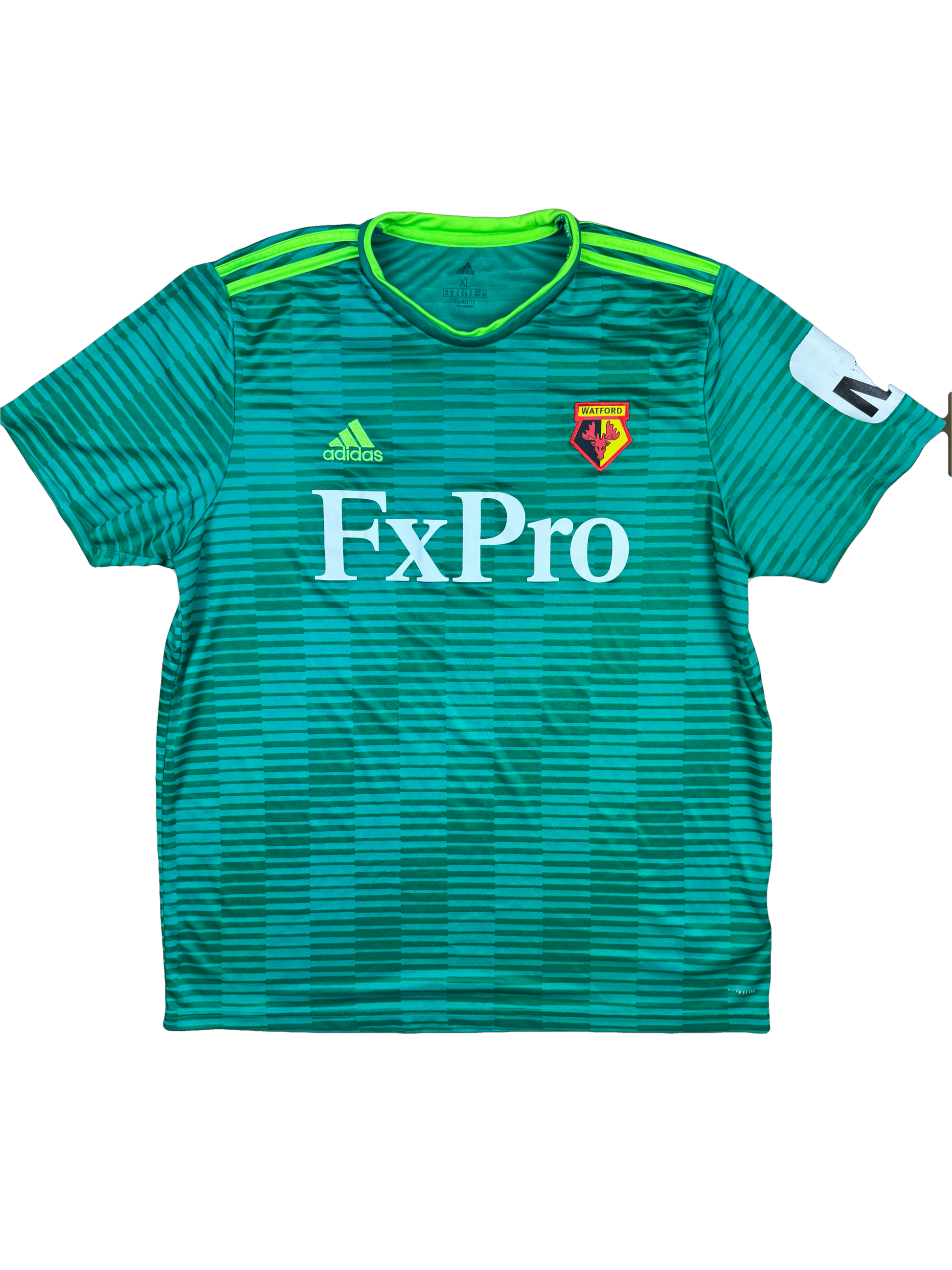 green Adidas Watford away jersey {XL}