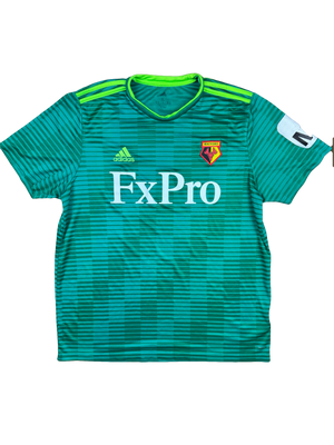 green Adidas Watford away jersey {XL}