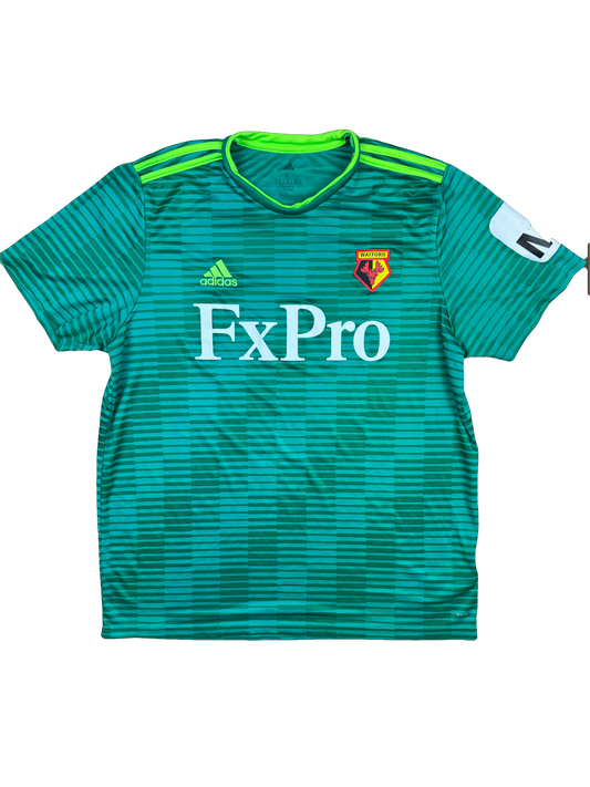 green Adidas Watford away jersey {XL}