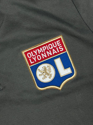 grey Adidas Olympique Lyon polo {XS}