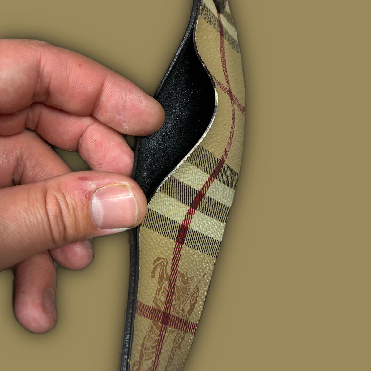 vintage Burberry belt