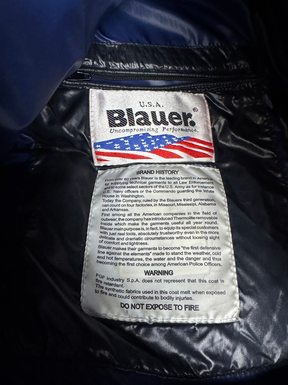 vintage Blauer winterjacket {M}