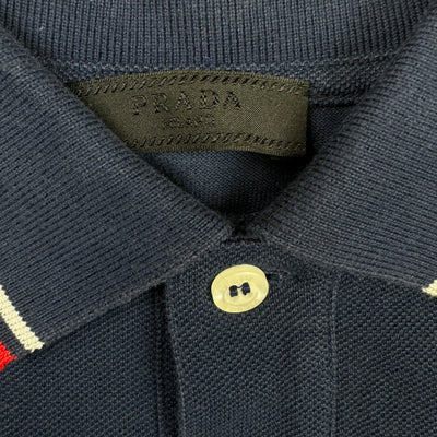 navyblue Prada polo {XS}