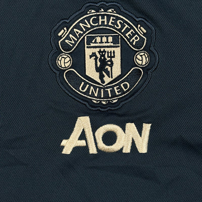 navyblue Adidas Manchester United polo {M}