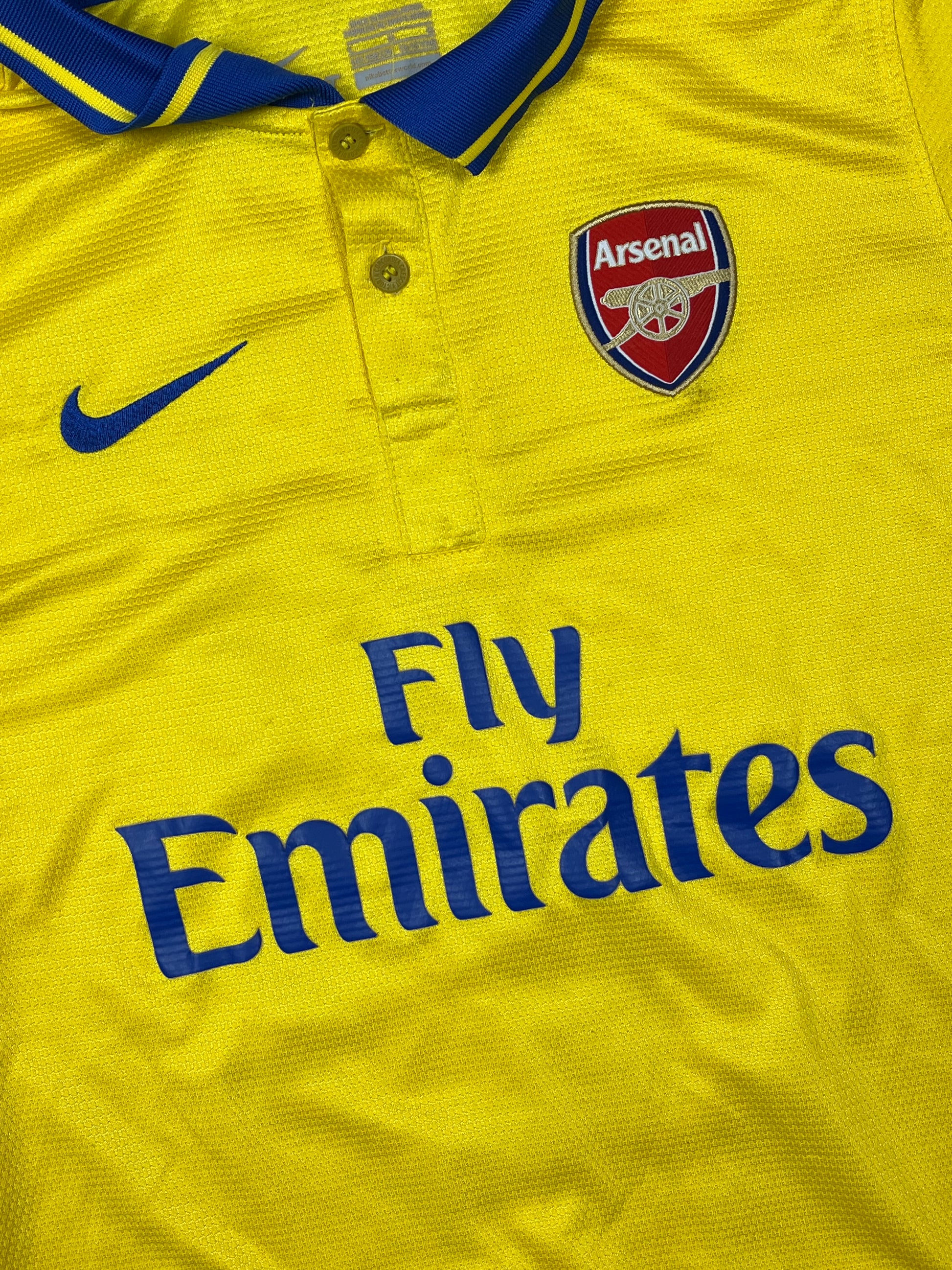 vintage Nike Fc Arsenal WALCOTT14 2013-2014 away jersey {XS}