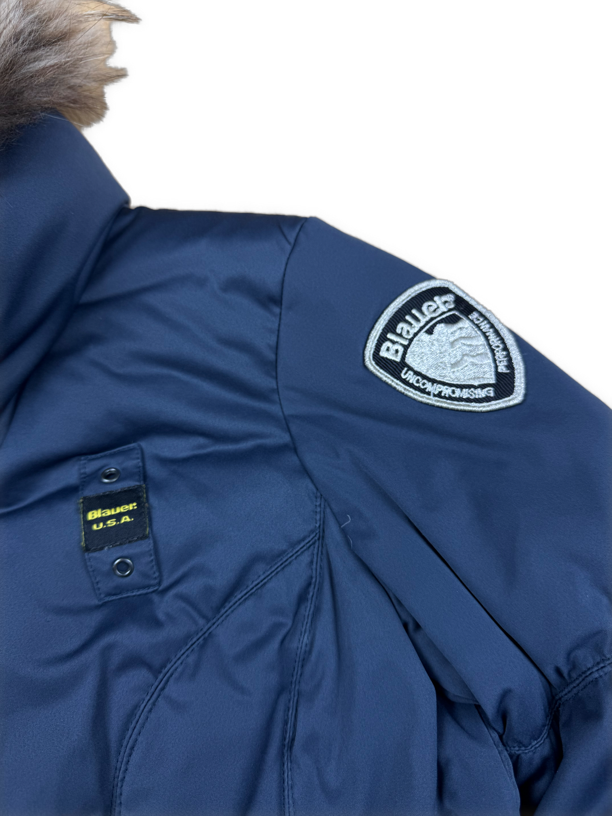 vintage Blauer winterjacket {S}