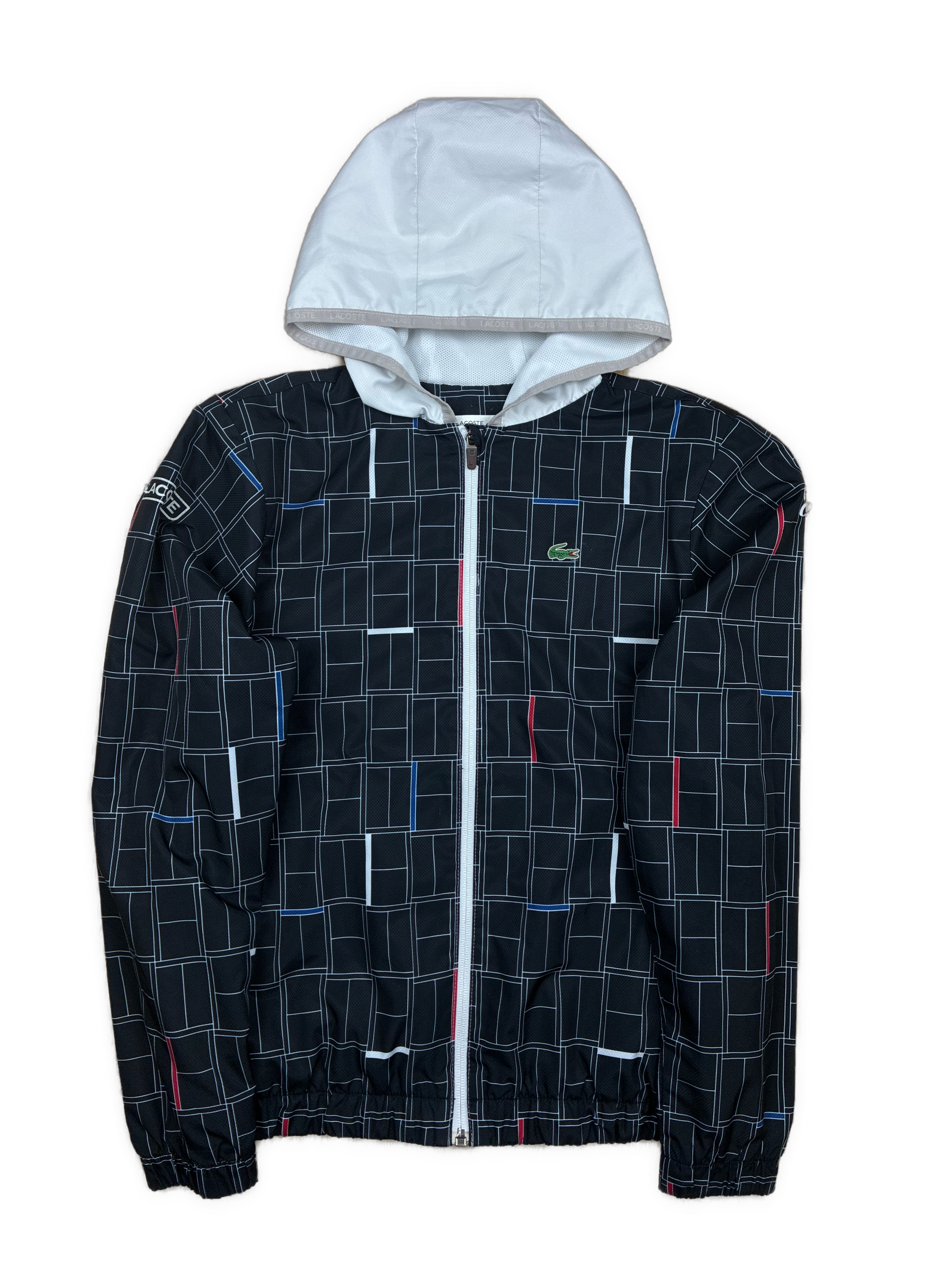 navyblue Lacoste windbreaker {XS}