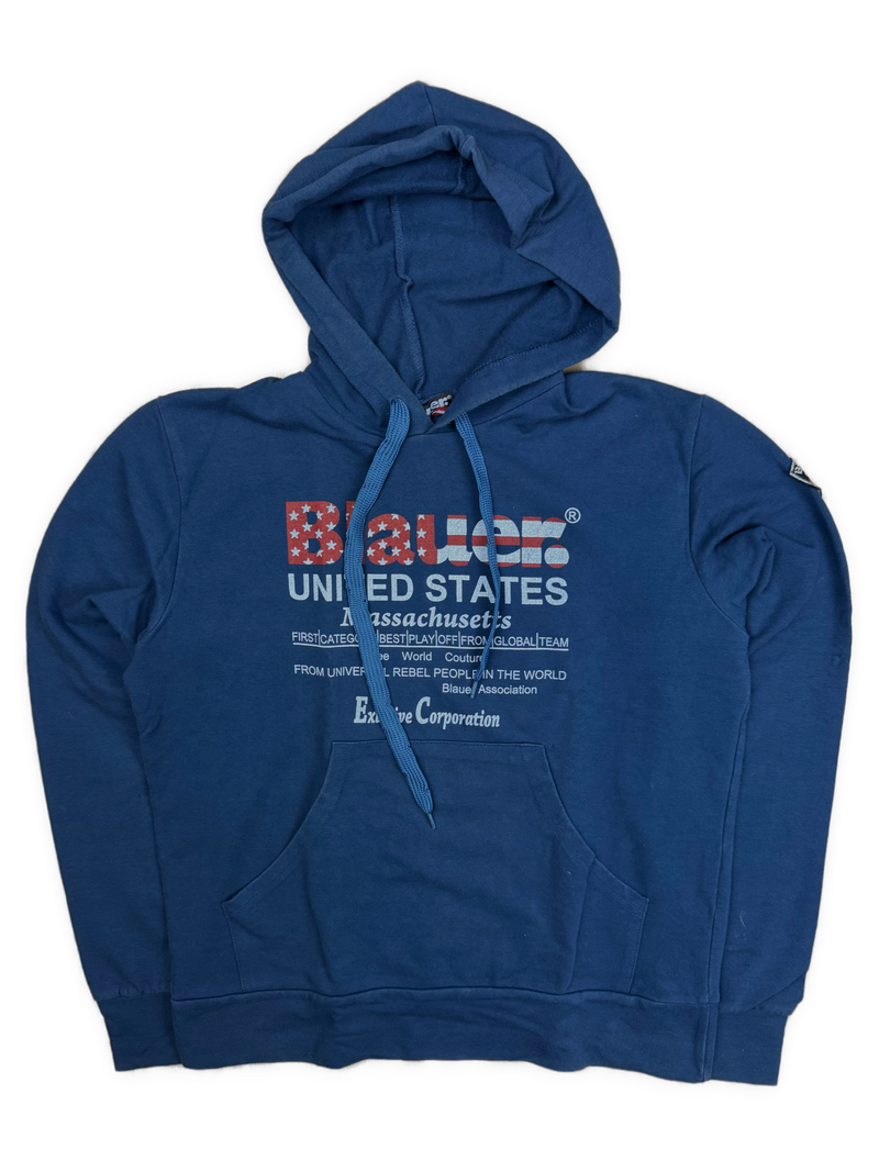 vintage Blauer hoodie {M}