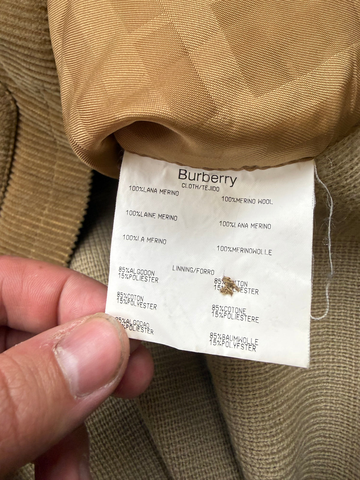 vintage Burberry coat {XL}