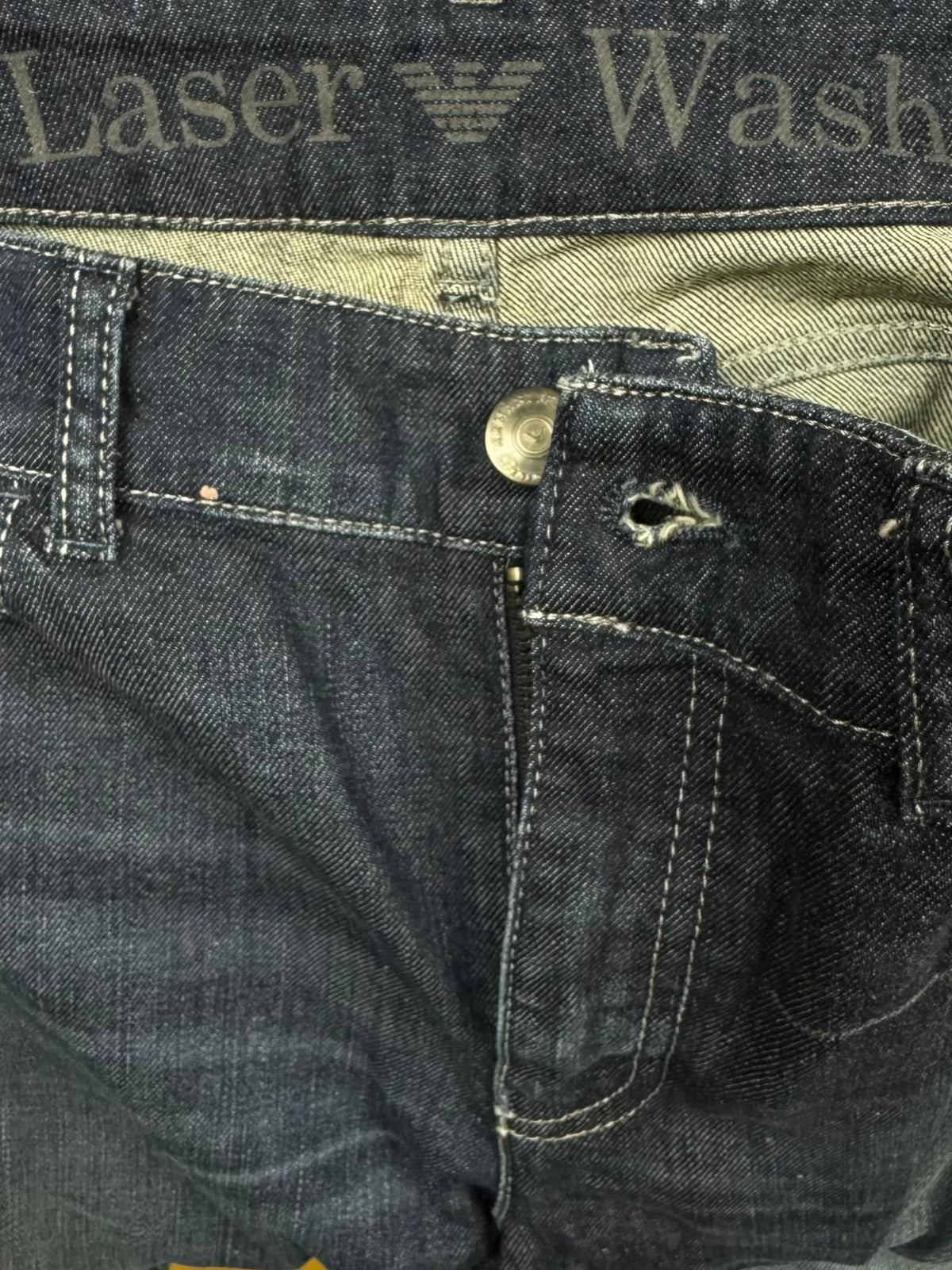 vintage Armani jeans {L}