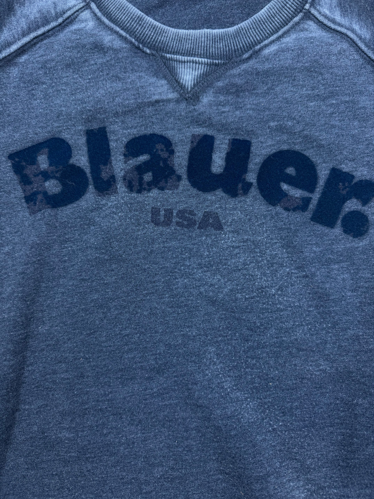 vintage navyblue Blauer sweater {L}