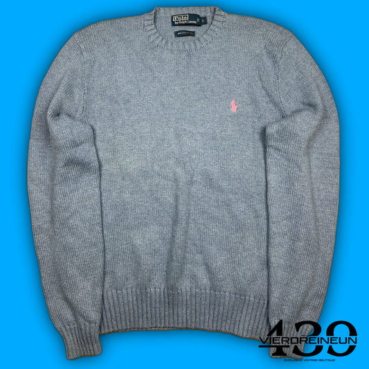 vintage babyblue Polo Ralph Lauren knittedsweater {L}