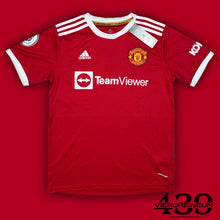 Cargar imagen en el visor de la galería, red Adidas Manchester United 2021-2022 home jersey DSWT {M}
