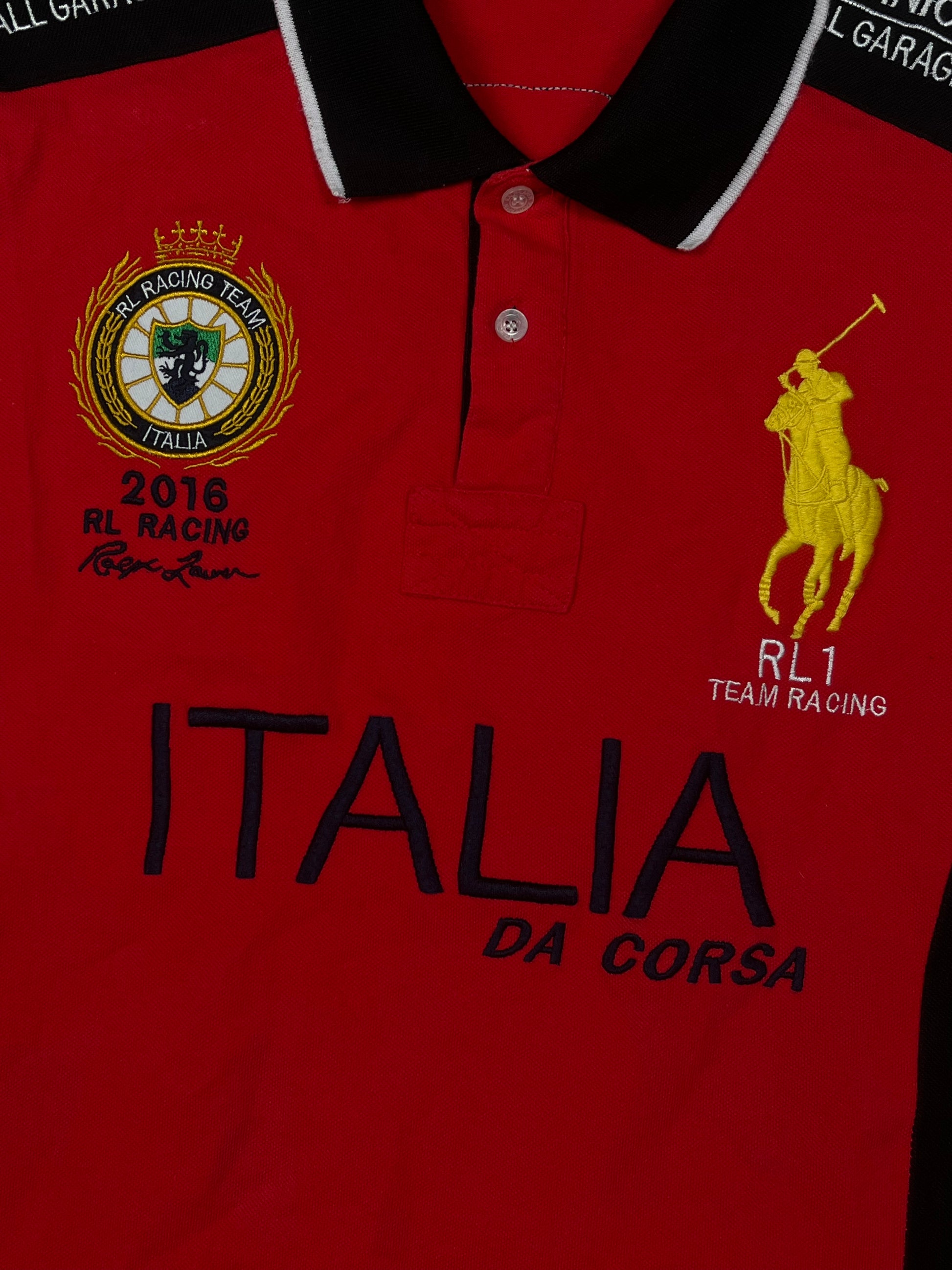 vintage Italia Polo Ralph Lauren polo {M}