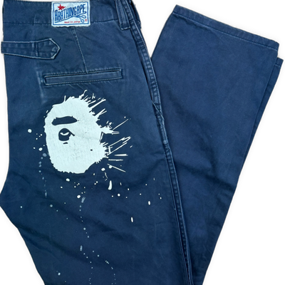 vintage BAPE a bathing ape jeans {M}