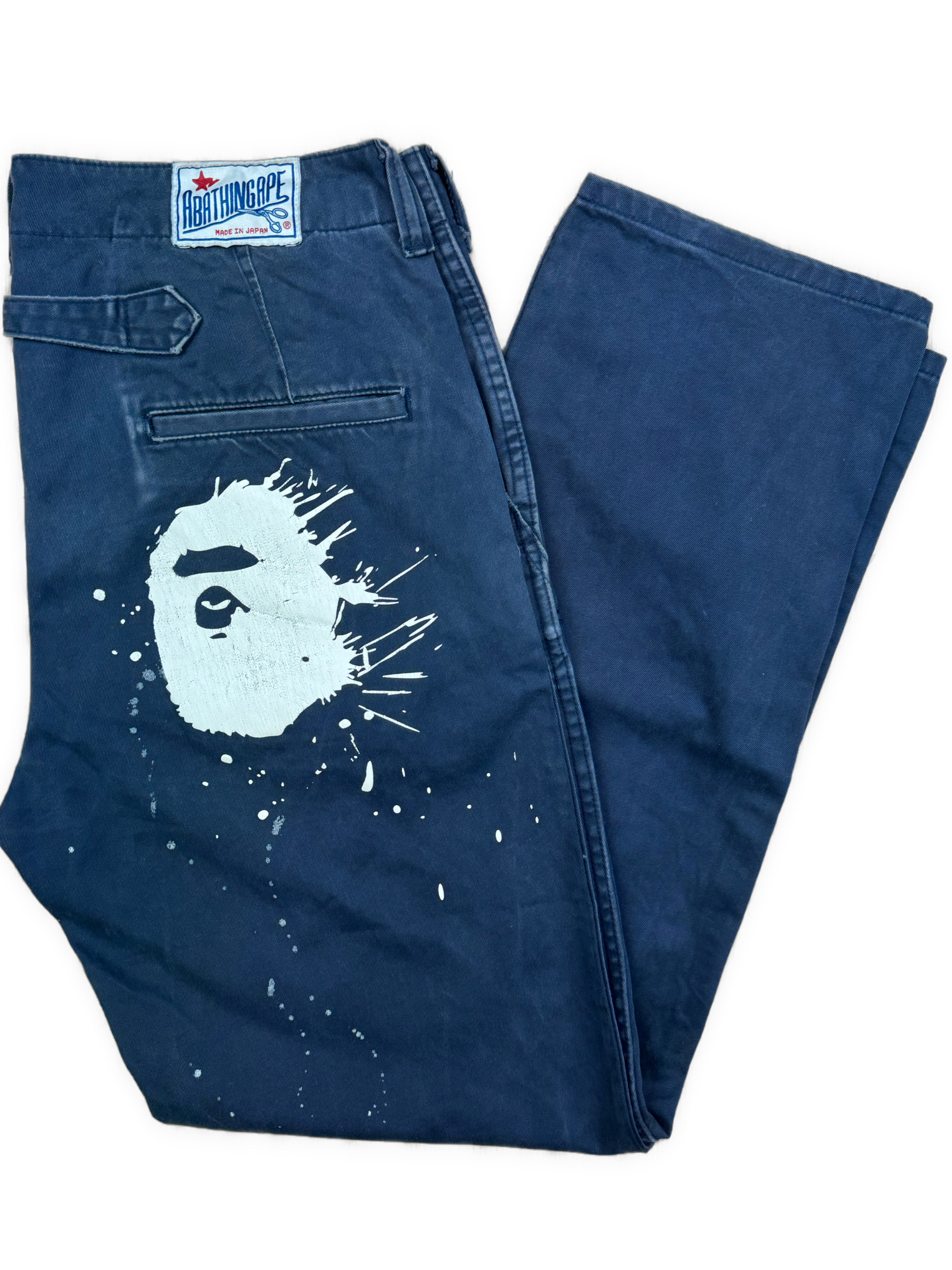 vintage BAPE a bathing ape jeans {M}