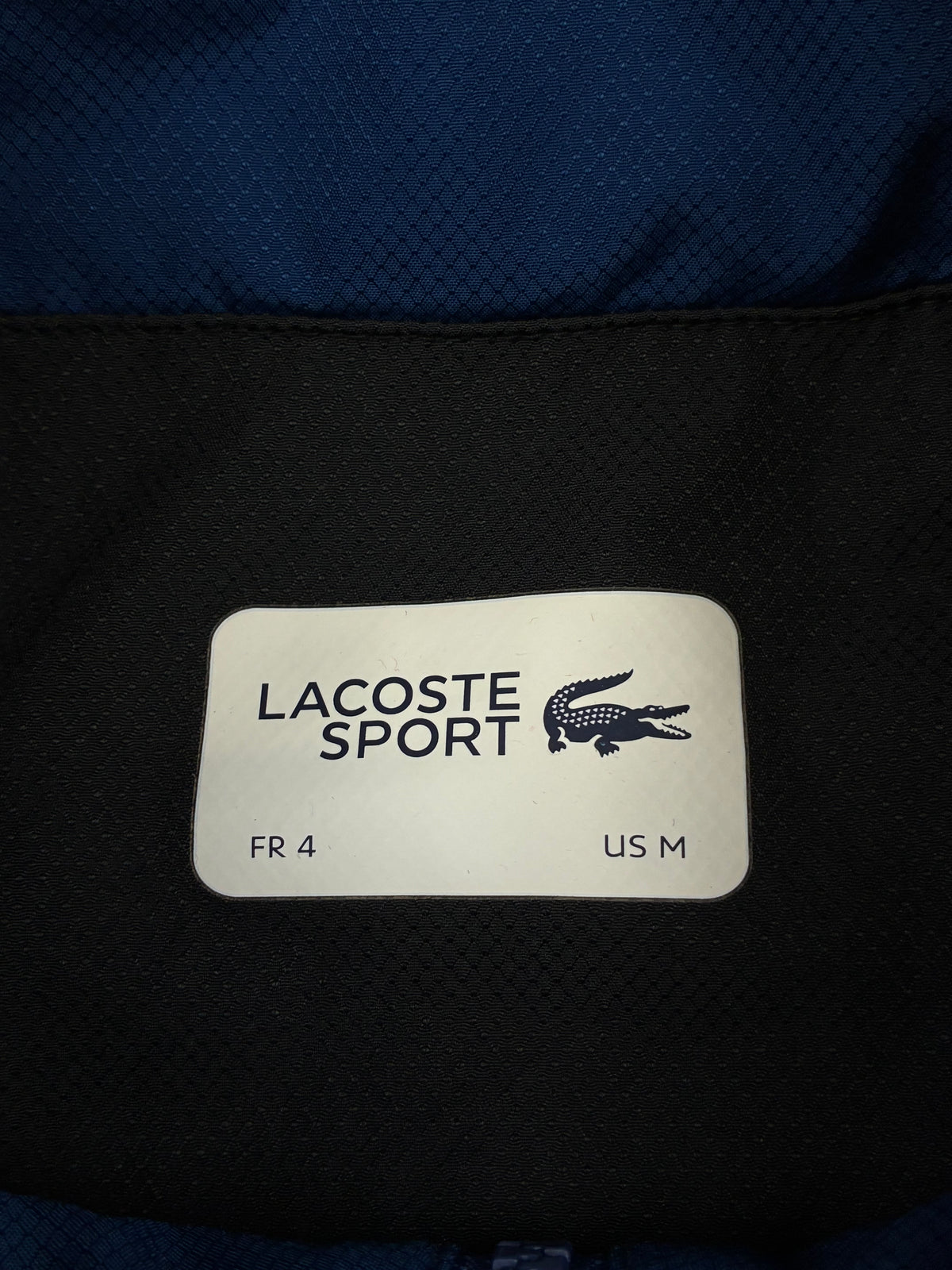 black Lacoste windbreaker {M}