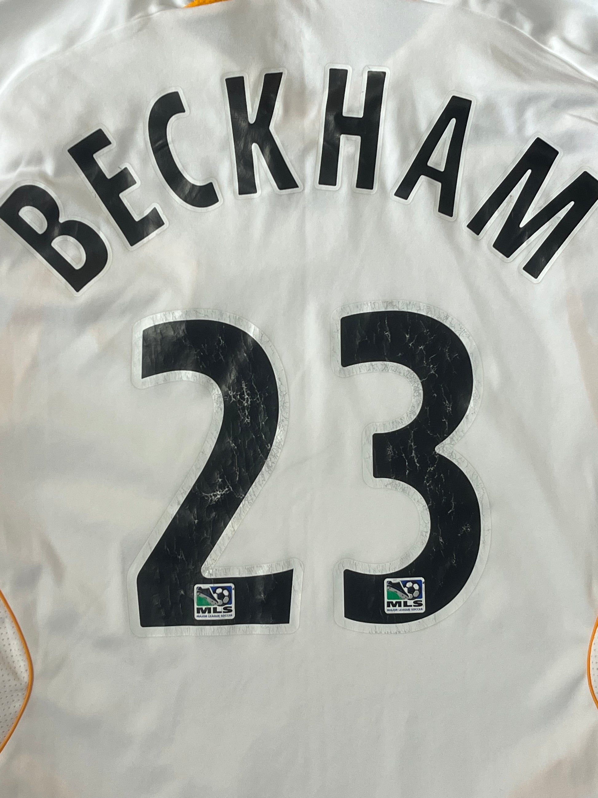 vintage Adidas LA Galaxy BECKHAM23 2007-2008 home jersey {XL}