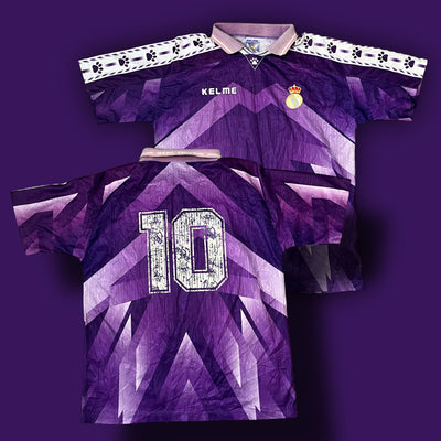 vintage Kelme Real Madrid 10 1996-1997 away jersey {M-L}