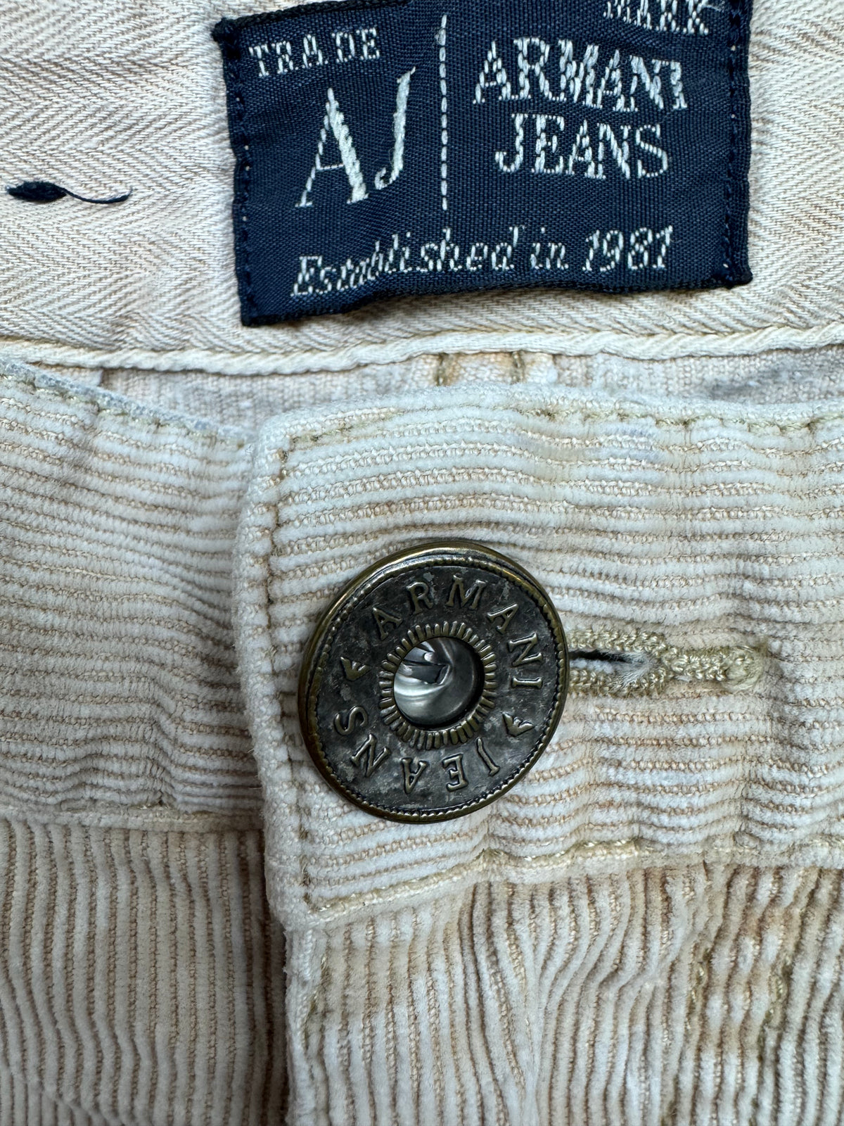 vintage Armani jeans {M}