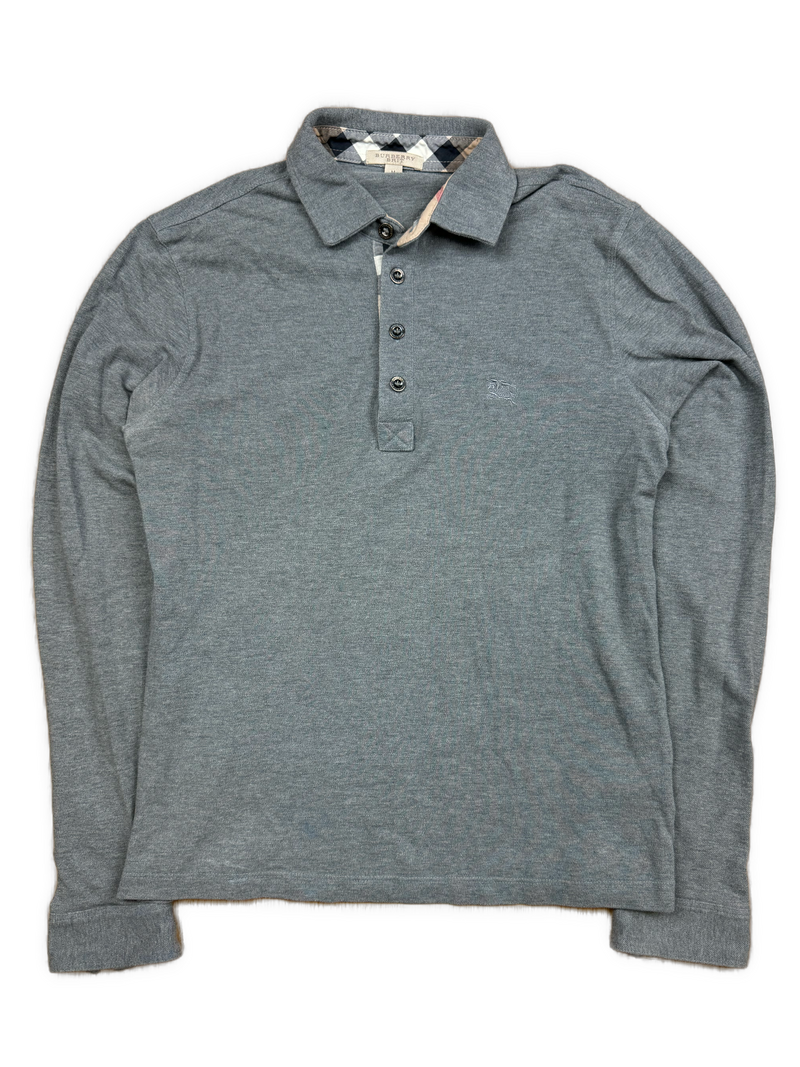vintage Burberry polo long {S}