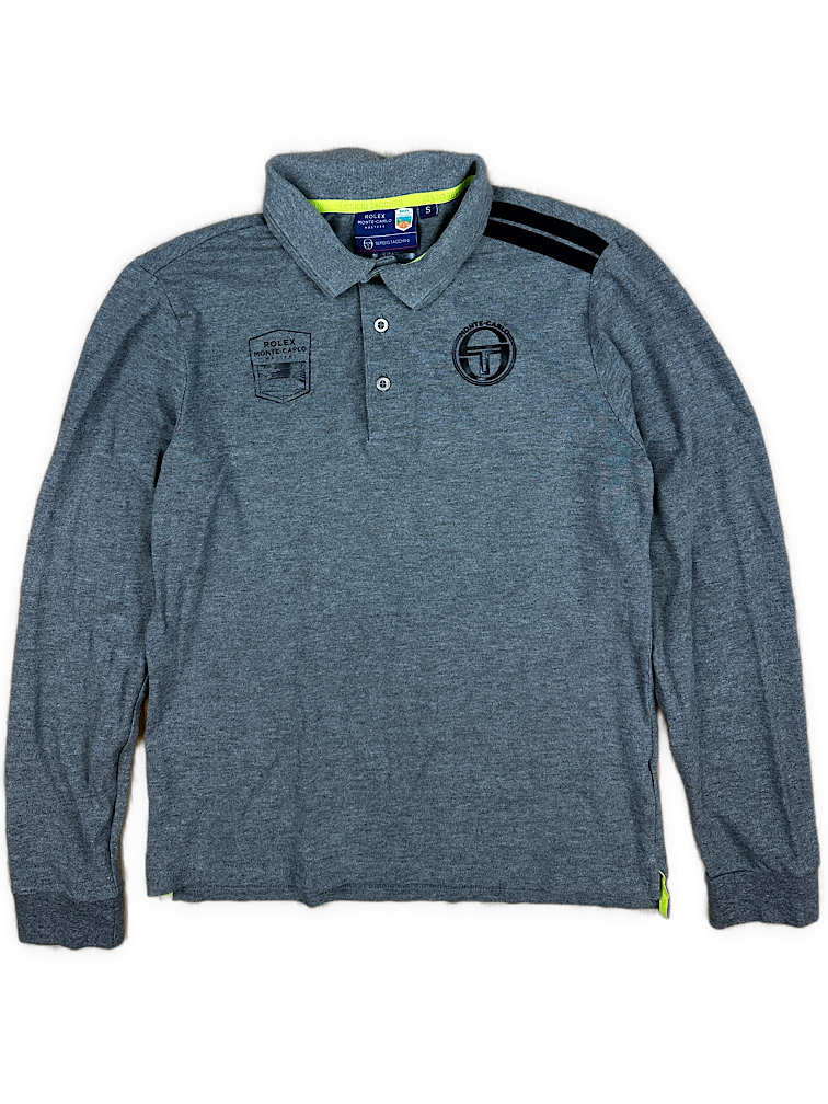 vintage Sergio Tacchini X Monte Carlo Rolex Masters polo long {S}
