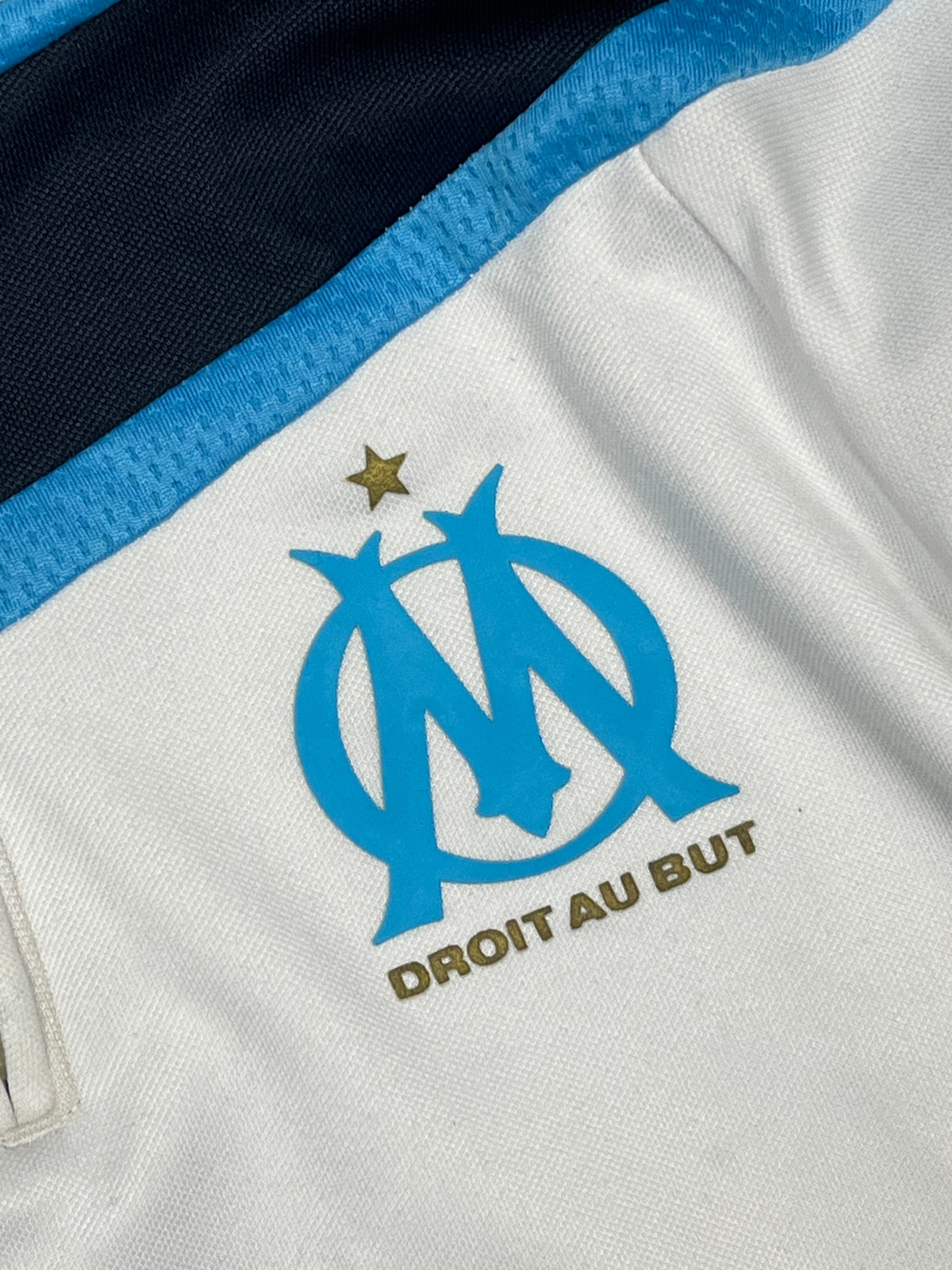 vintage Adidas Olympique Marseille halfzip {XS}